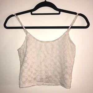 lace tank/crop top